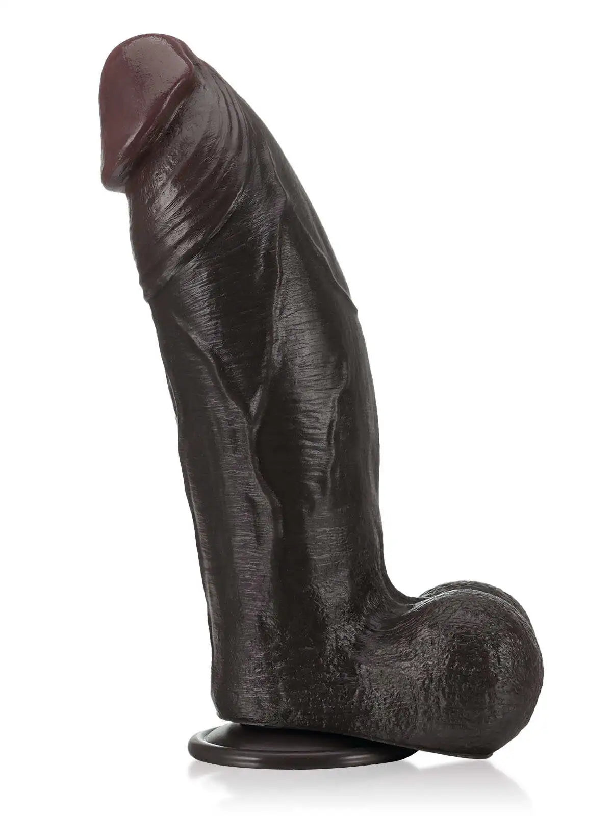 Tavon 11 x 9 Big Thick Black Dildo
