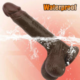 Thomas 9.5" x 1.6" Realistic Sliding Skin BBC Dildo with Large Swing Ball