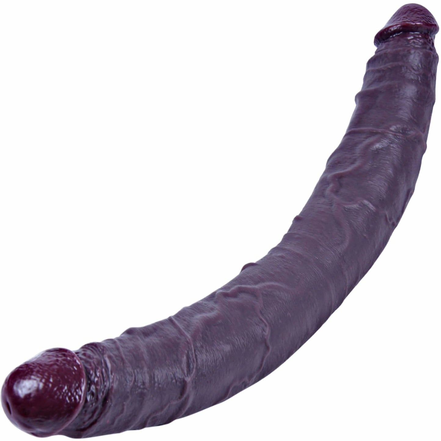 Titus 24.4" x 2.2" XXXL Double Sided Black Dildo with Flexible Shaft
