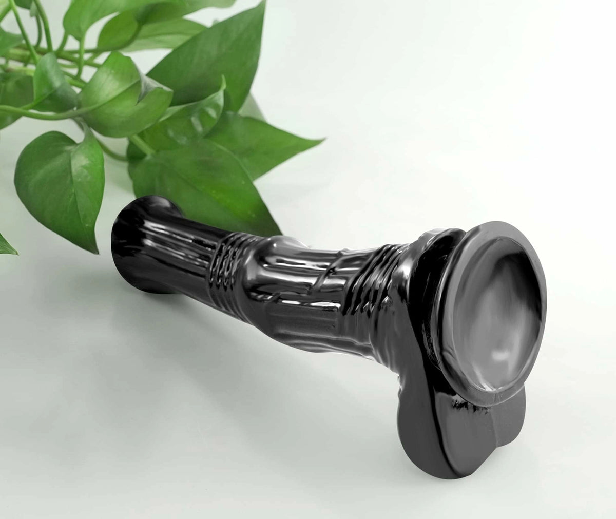 Zephyr 10" x 2" Thick Silicone Black Horse Dildo