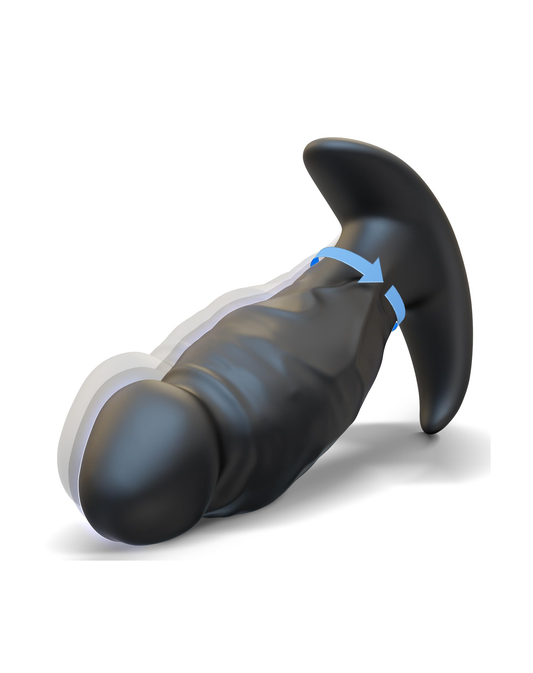 Ricky 3.9" X 1.3" Black Soft Dildo Butt Plug