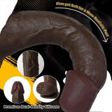 Rashad 12.5" x 2.6" Dual Density Realistic BBC Dildo with Sculpted Head