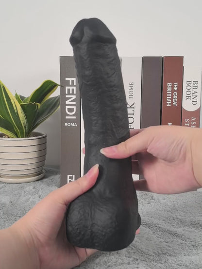 Denzel 10" x 8" Arc Realistic BBC Dildo