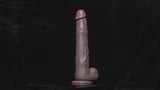 Malachi 12" x 2" Long Dual Density BBC Dildo